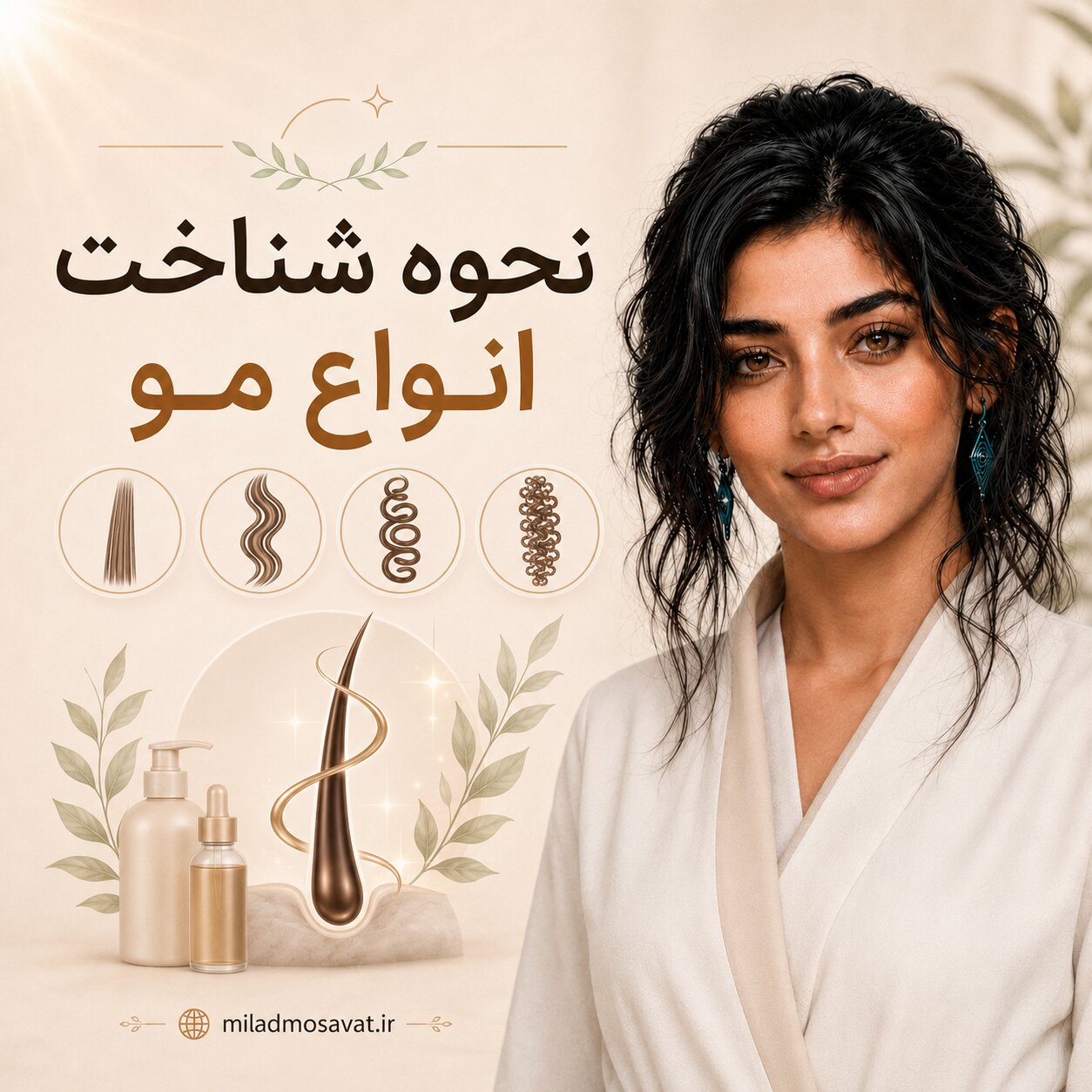 نحوه شناخت (انواع مو)