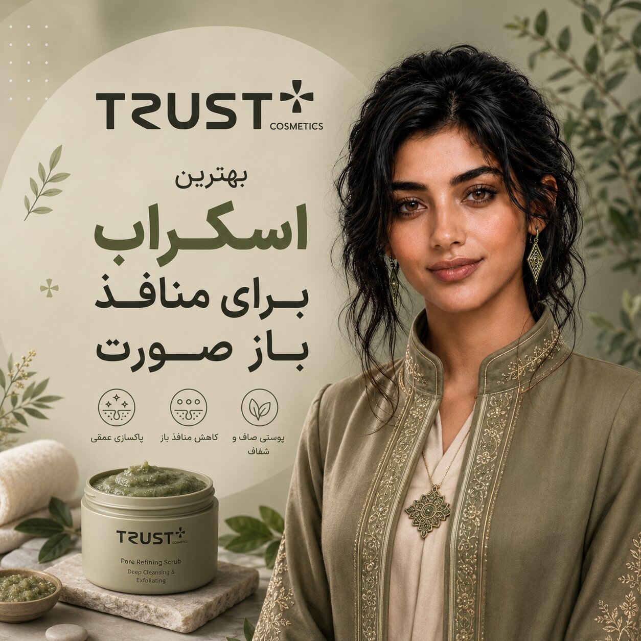 بهترین اسکراب برای منافذ باز صورت