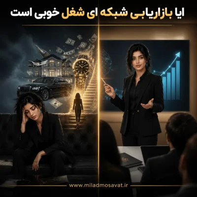 ایا بازاریابی شبکه ای شغل خوبی است - مهرو بزرگکهر