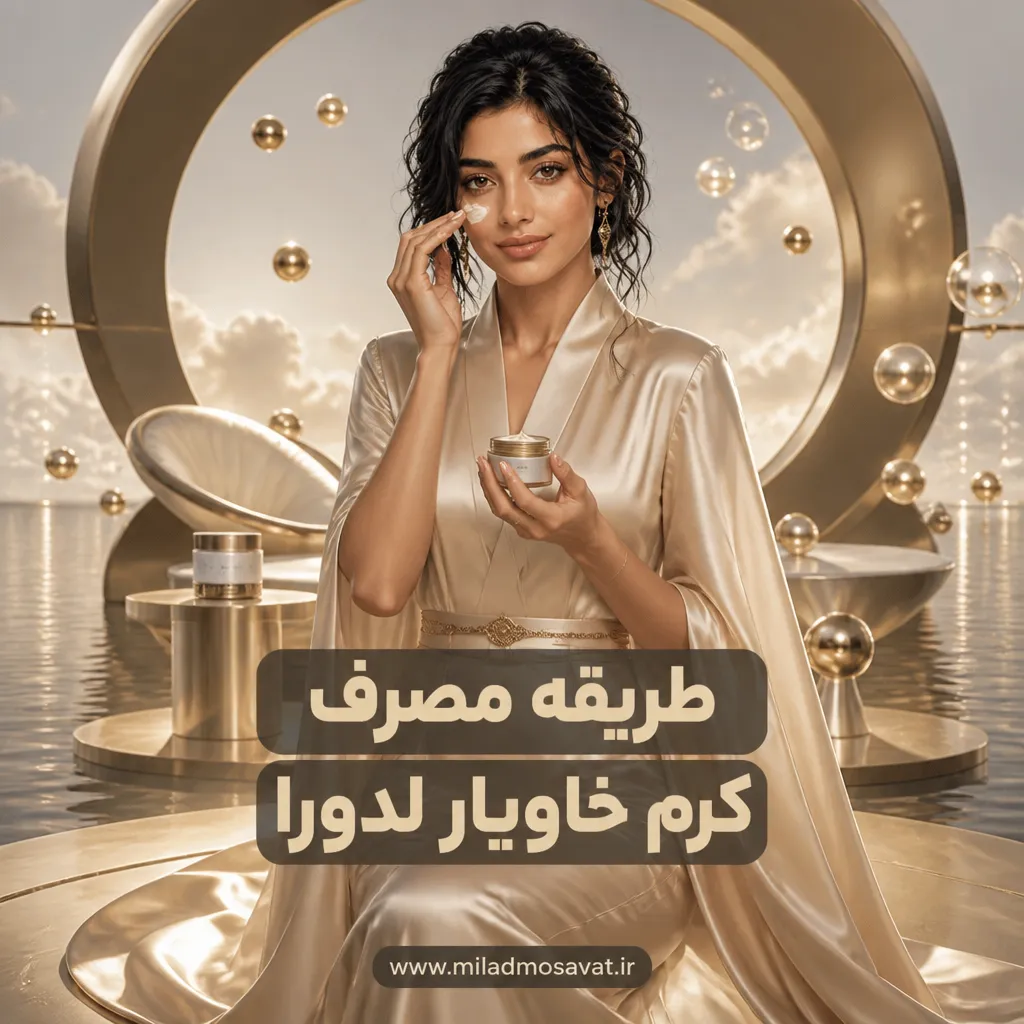طریقه مصرف کرم خاویار لدورا - مهرو بزرگکهر