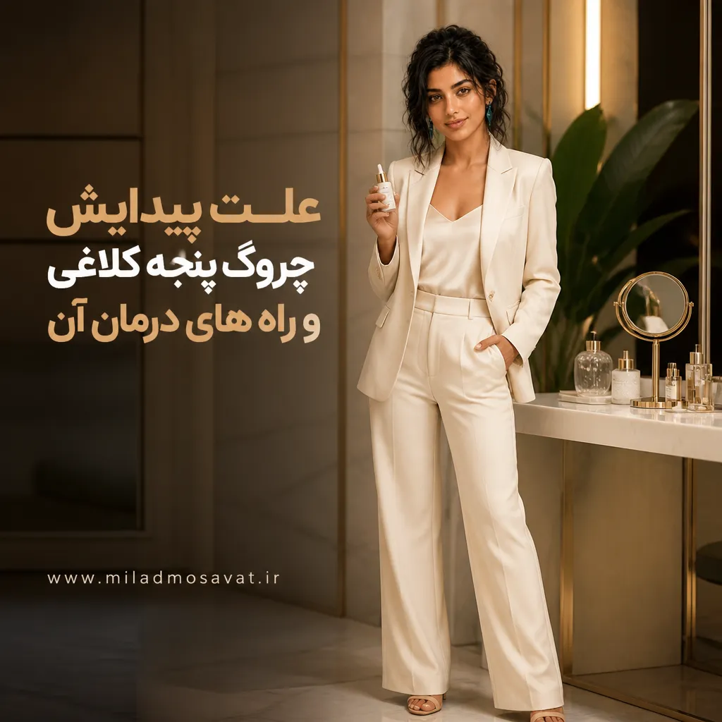 علت پیدایش چروک پنجه کلاغی و راه های درمان آن - مهرو بزرگکهر