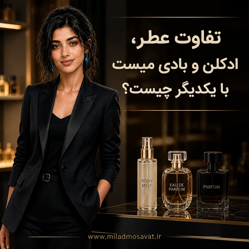 تفاوت عطر، ادکلن و بادی میست با یکدیگر چیست؟ - مهرو بزرگکهر