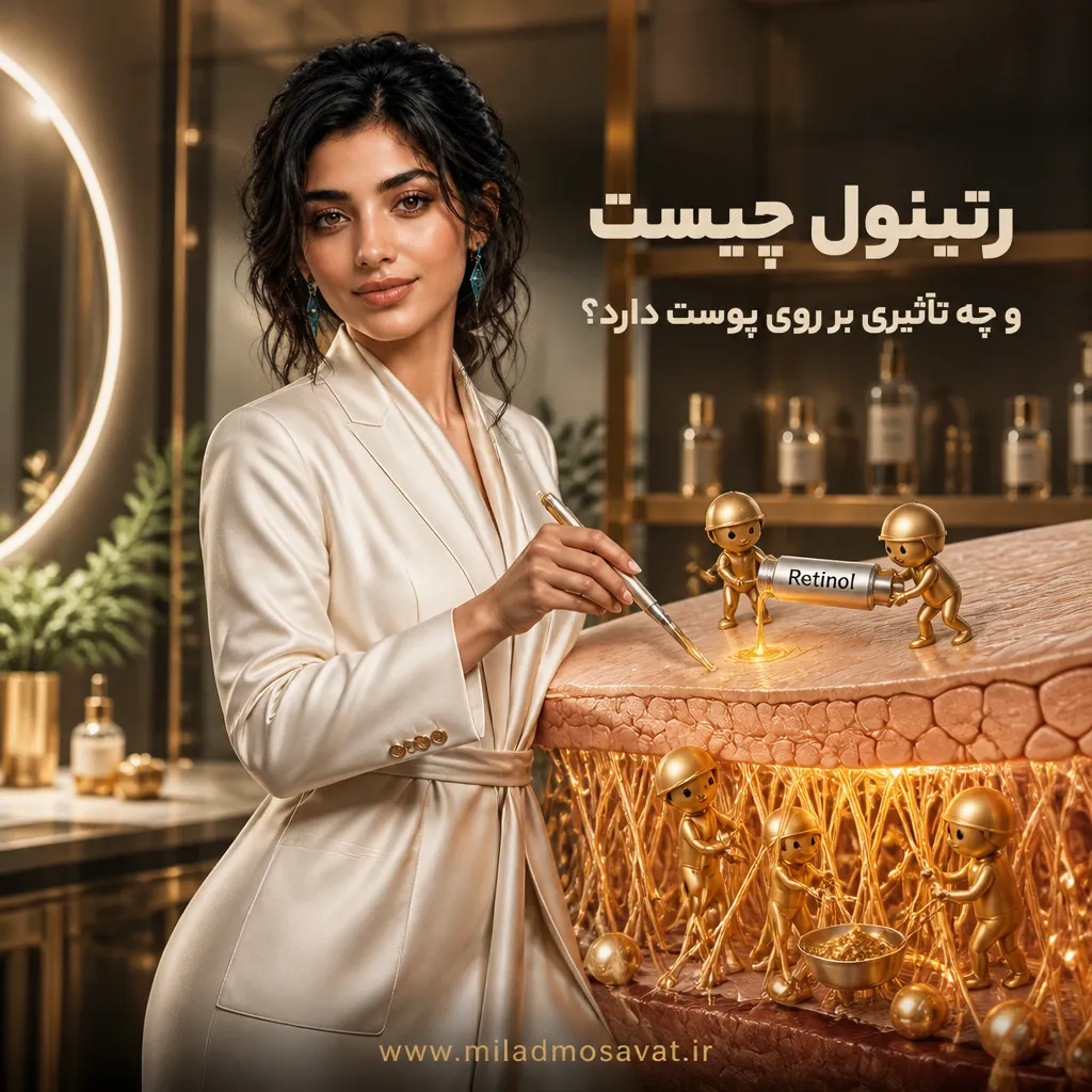 رتینول چیست و چه تأثیری بر روی پوست دارد؟ - مهرو بزرگکهر