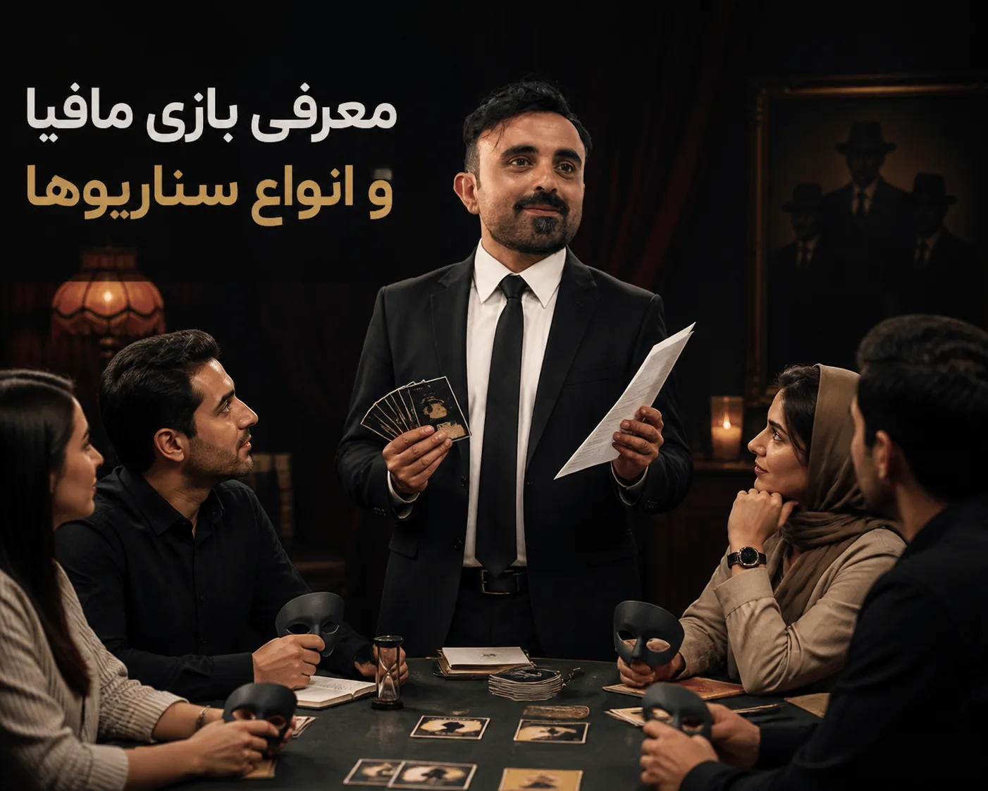 معرفی بازی مافیا و انواع سناریوها با گردانندگی میلاد مساوات