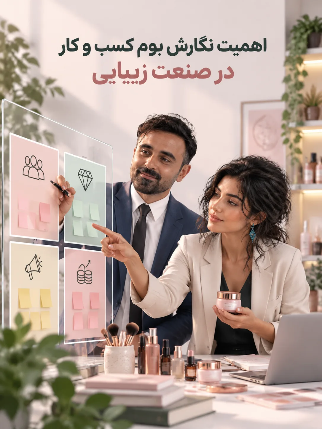 اهمیت نگارش بوم کسب و کار در صنعت زیبایی