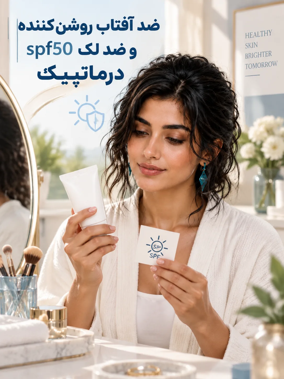 ضد آفتاب روشن کننده و ضد لک spf50 درماتیپیک