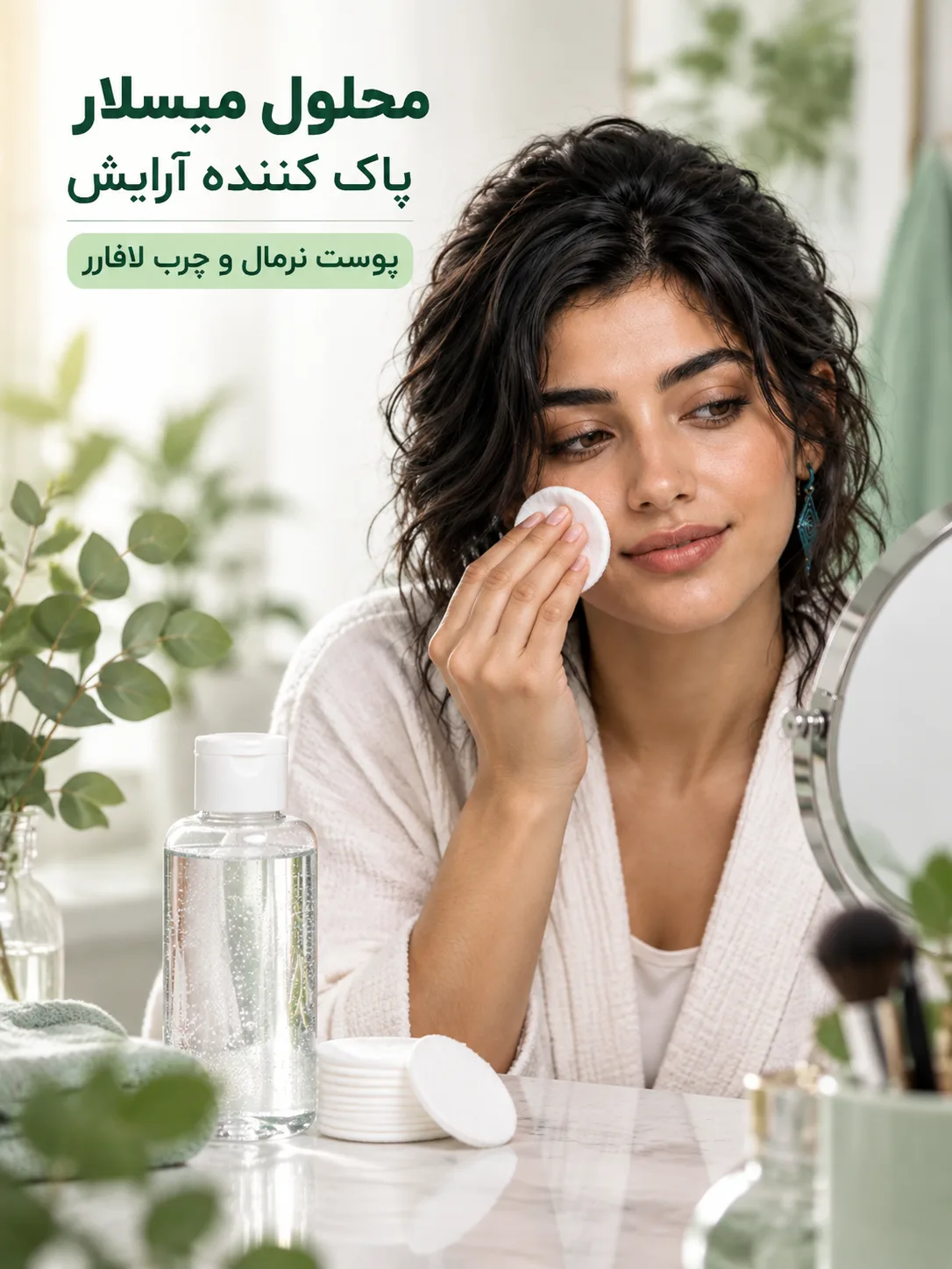 محلول میسلار پاک کننده آرایش پوست نرمال و چرب لافارر
