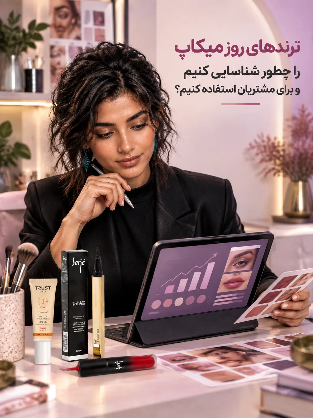 ترندهای روز میکاپ را چطور شناسایی کنیم و برای مشتریان استفاده کنیم؟