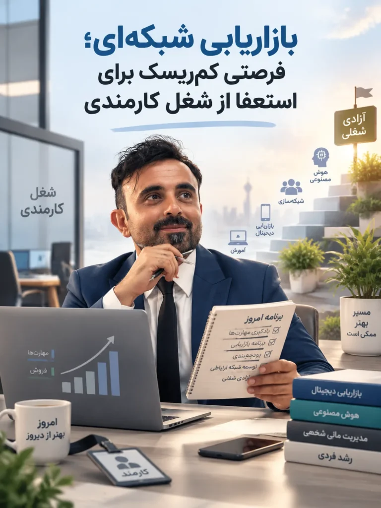 بازاریابی شبکه‌ای؛ فرصتی کم‌ریسک برای استعفا از شغل کارمندی