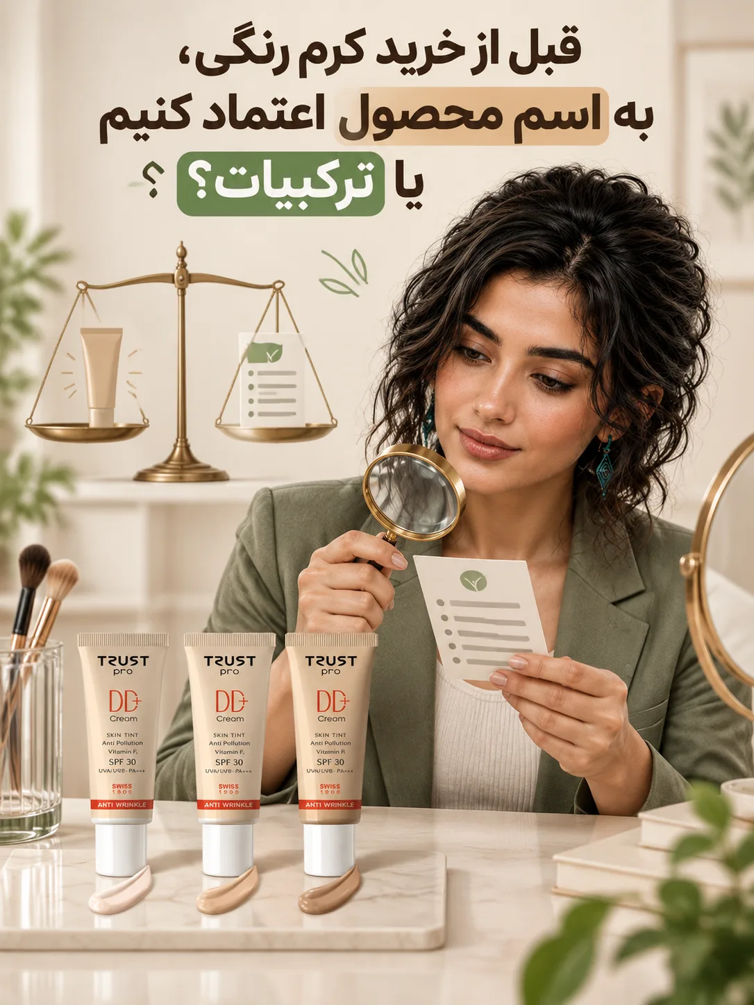 قبل از خرید کرم رنگی، به اسم محصول اعتماد کنیم یا ترکیبات؟