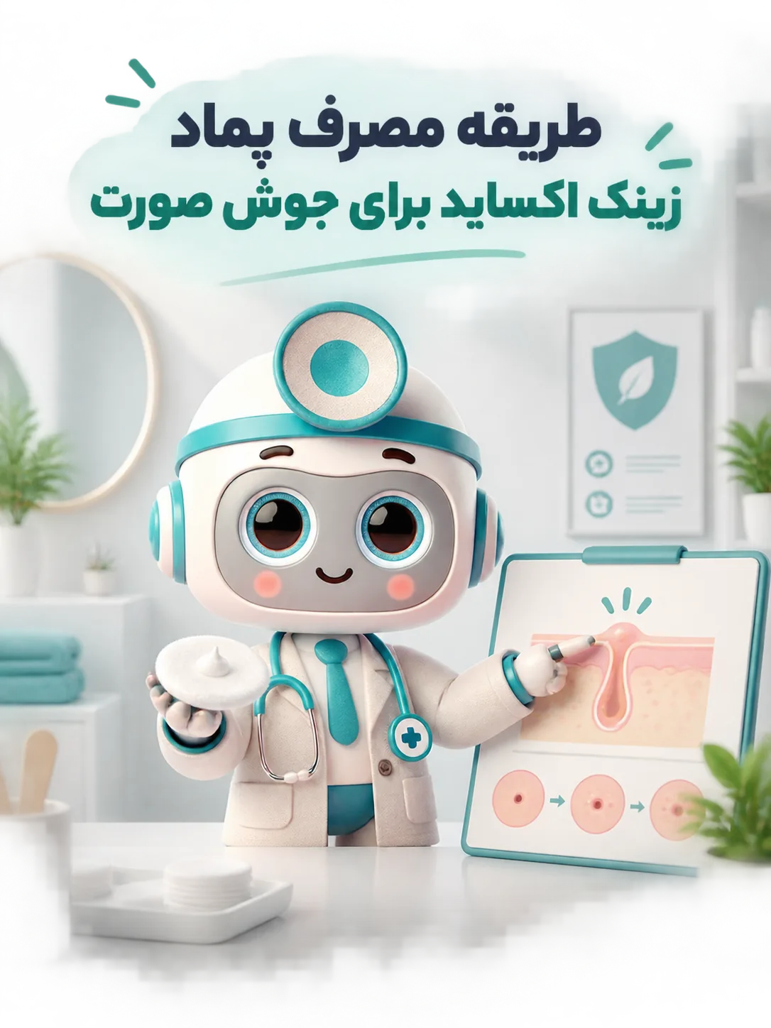 طریقه مصرف پماد زینک اکساید برای جوش صورت
